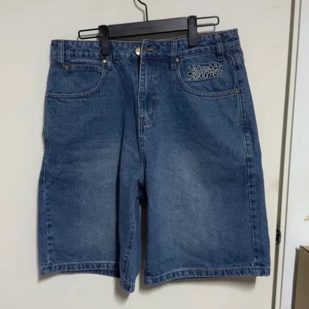버터굿즈 Butter Goods Ink Denim Shorts