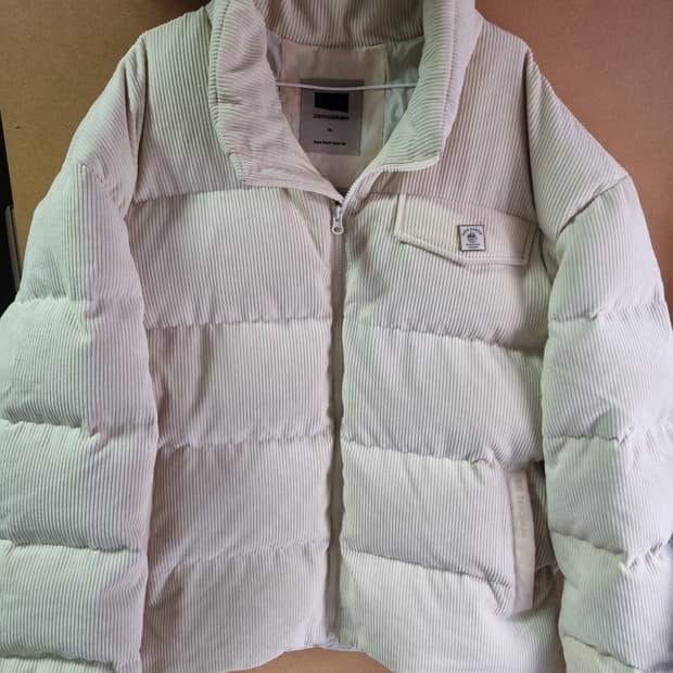 제로그램 남성 코듀로이 다운패딩 