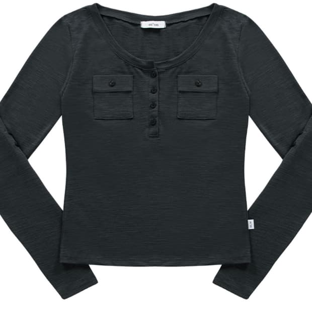 애즈온 포켓 티 슬리브 차콜