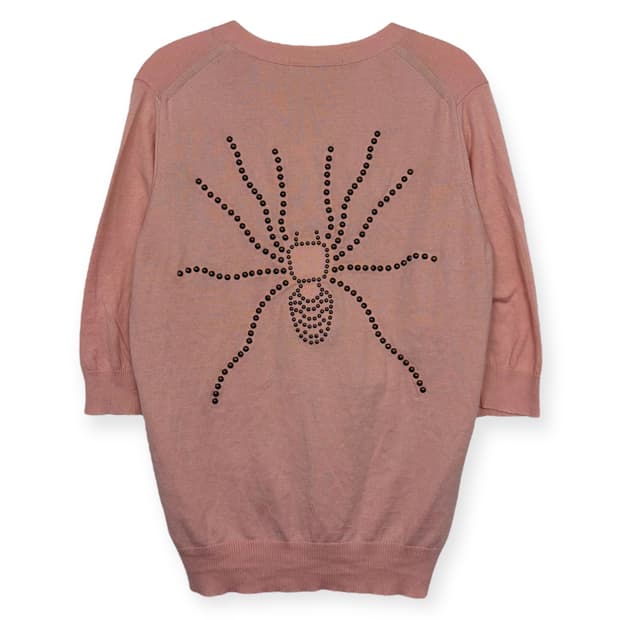 언더커버 스터드 니트 가디건