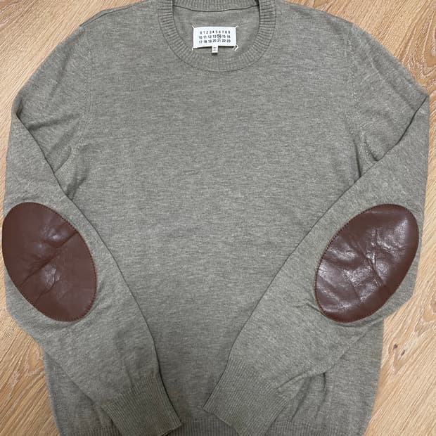 Margiela elbow patch knit 