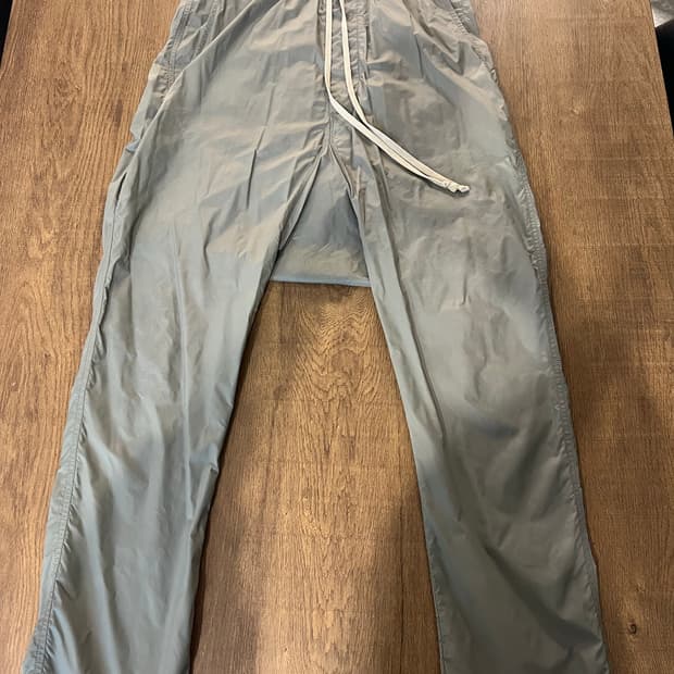 릭오웬스 나일론 드로스트링 팬츠