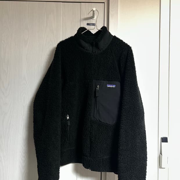 파타고니아 레트로x자켓 블랙 L사이즈