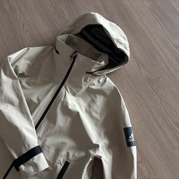 아디다스 마이쉘터 웨더코트 롱 바람막이자켓 여성sm