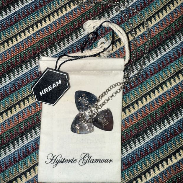 히스테릭글래머 기타 피크 목걸이