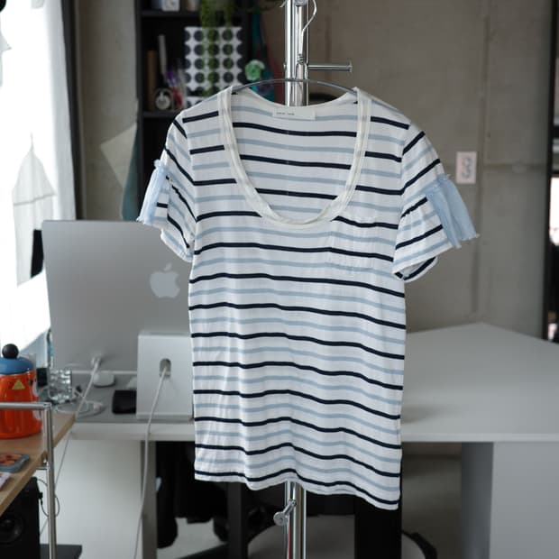 사카이 럭 15ss 프릴 티셔츠