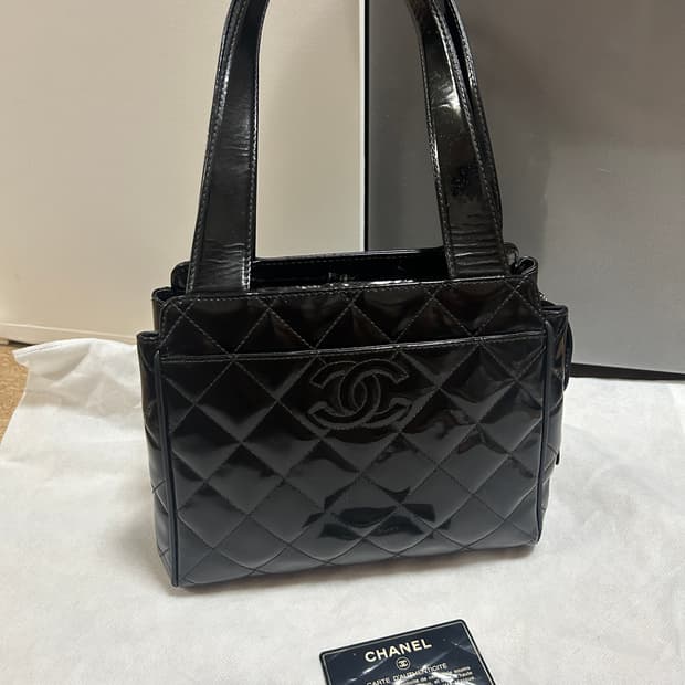 빈티지 정품 샤넬 가방 페이던트 토트백