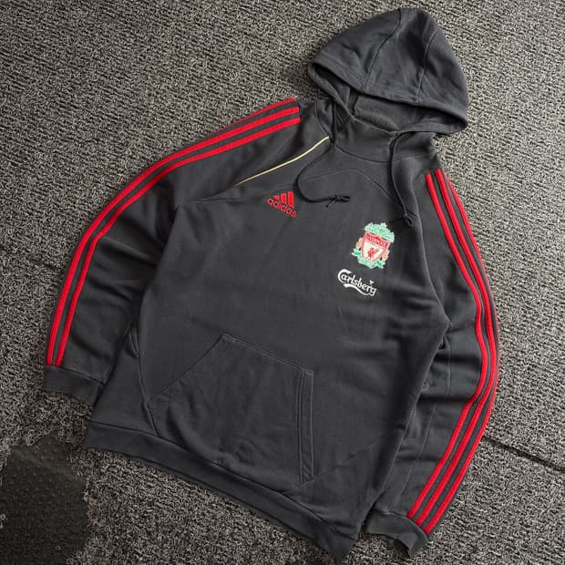 아디다스 09-10 리버풀 FC 자수로고 후디 4706