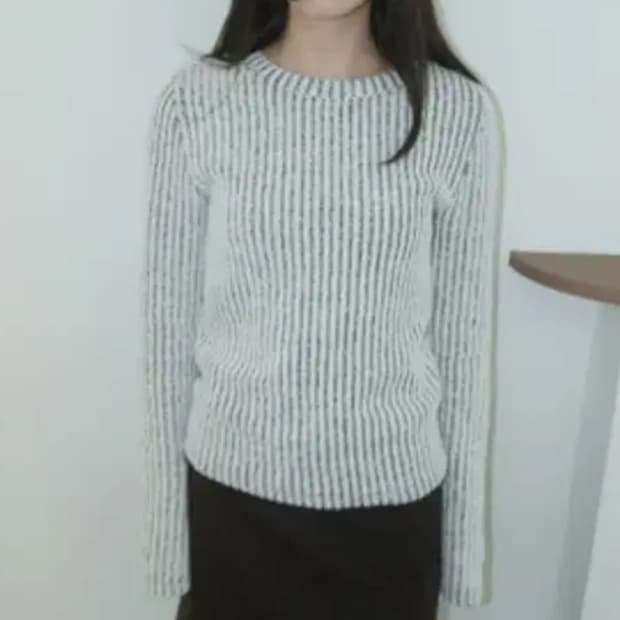 stitch velvet ribbed knit 