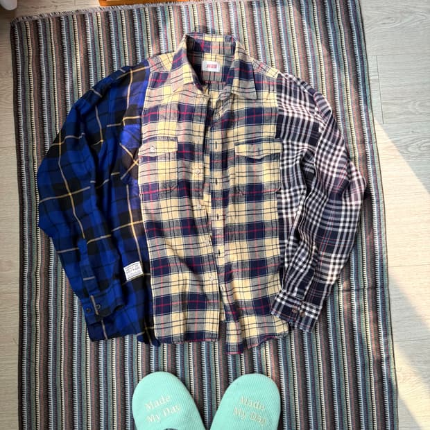 조거쉬 플란넬 멀티 셔츠