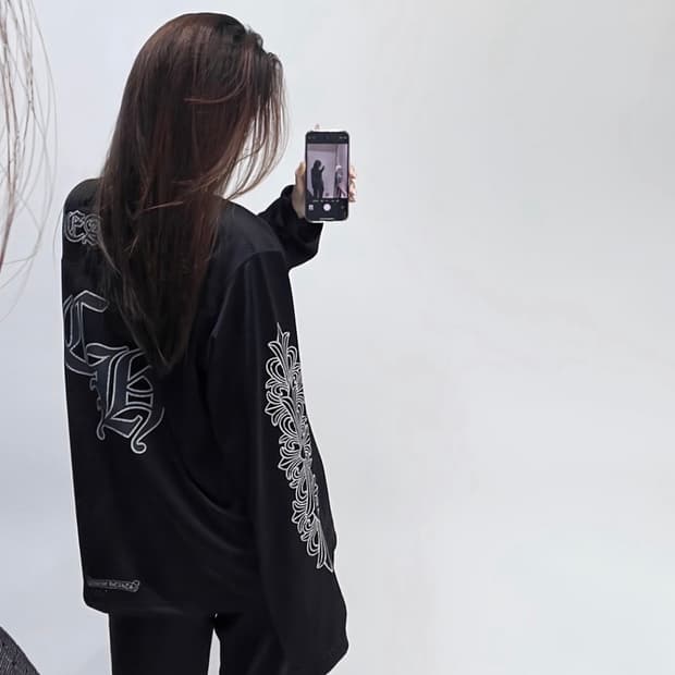 크롬하츠 메쉬 져지 블랙 S