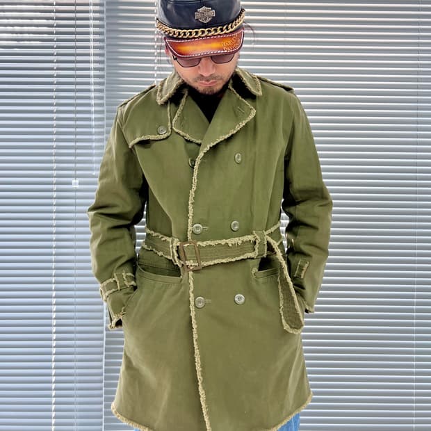 밀리터리 트렌치코트 