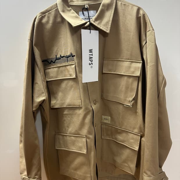 wtaps 더블탭스 정글셔츠 베이지 3사이즈