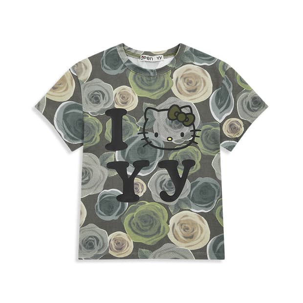 [구해요]오픈와이와이 키티 카키 반팔티 구해요