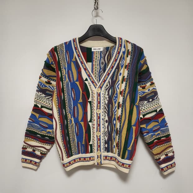 미쏘니스타일 케이블가디건