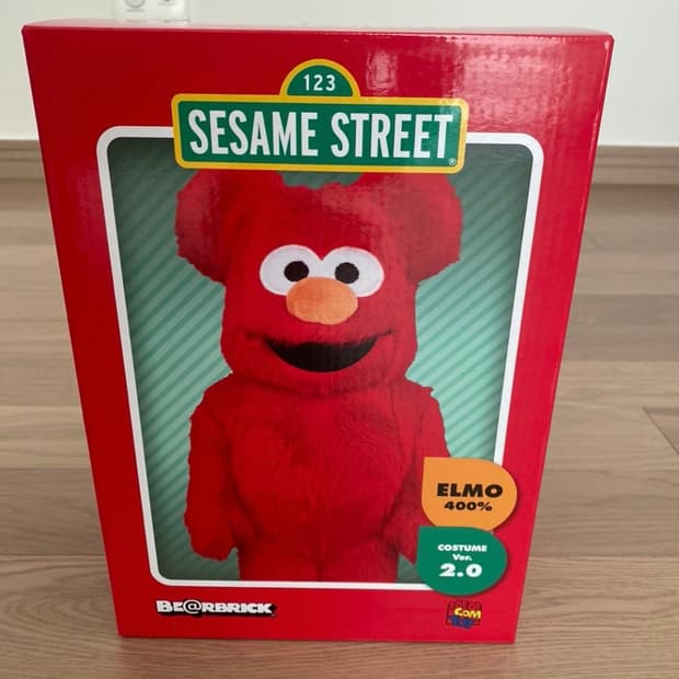 베어브릭x엘모 새제품