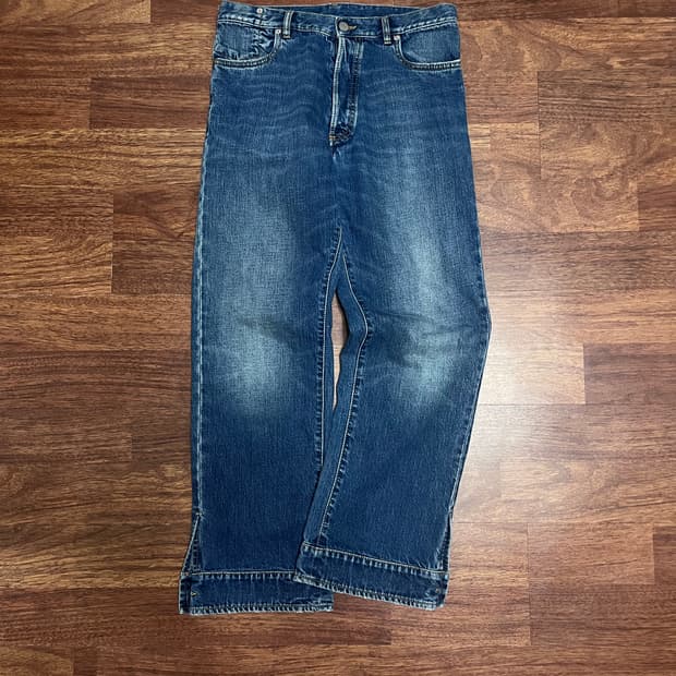 구매or교환)마르지엘라 17aw 컷오프 데님팬츠