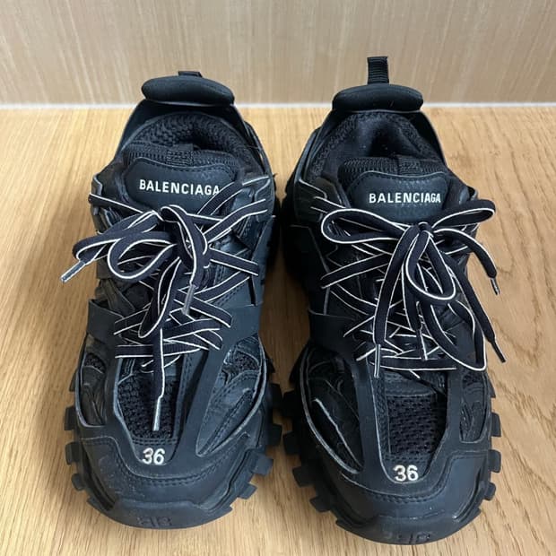 발렌시아가 트랙 스니커즈 블랙 36