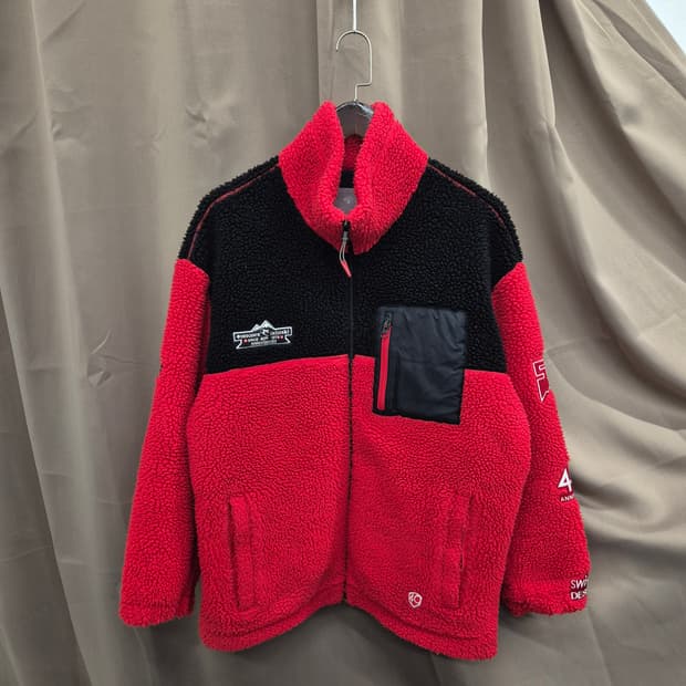 데상트 스위스스키 40주년 후리스 자켓 105