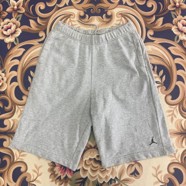 (S)나이키 Nike 조던 코튼 반바지(그레이)