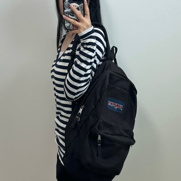 잔스포츠 슈퍼브레이크 블랙 백팩