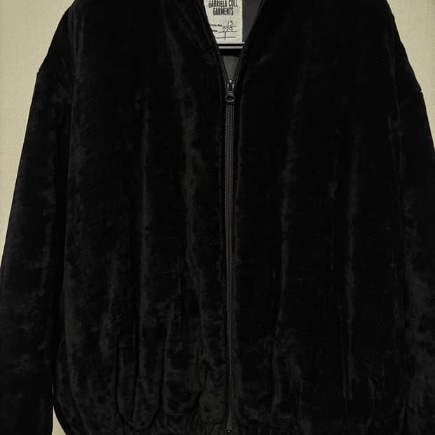 Cotton Velvet Puffer Hodded Jacket