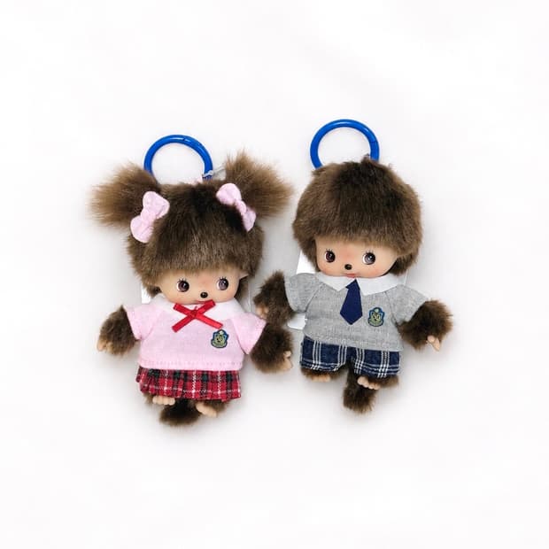몬치치 홍콩 교복 베비치치 인형 키링 세트