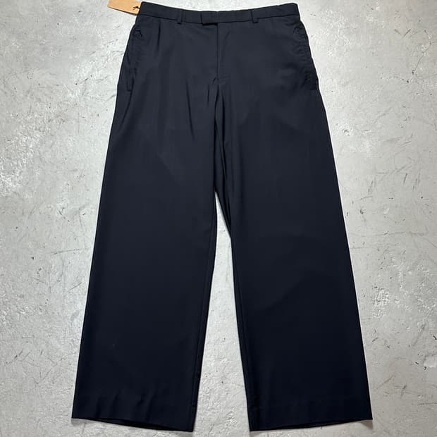 엠포리오 아르마니 와이드 슬랙스 와이드 레그 트라우저