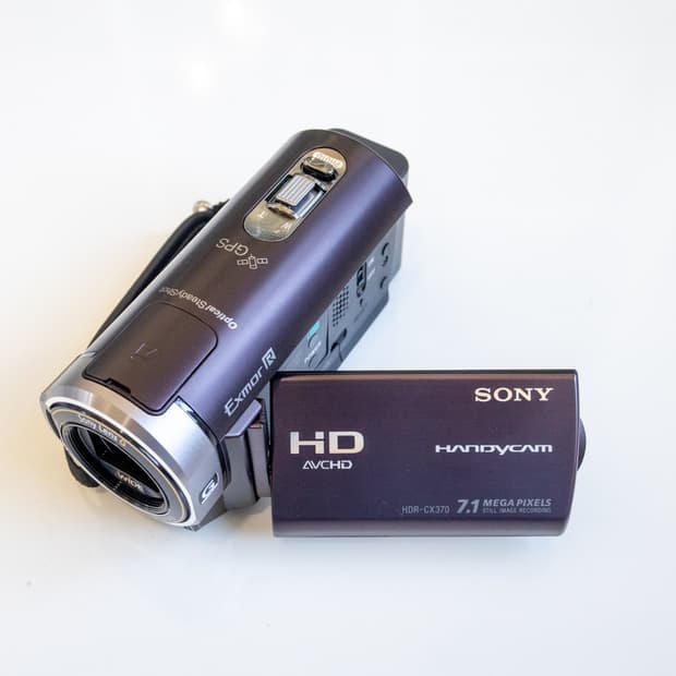 Sony HDR CX370V / 빈티지 디지털 캠코더