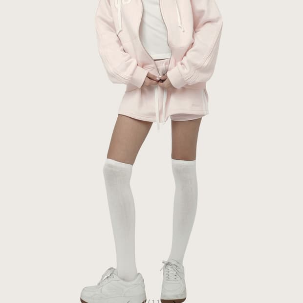 클리시어 09 넘버링 후드집업