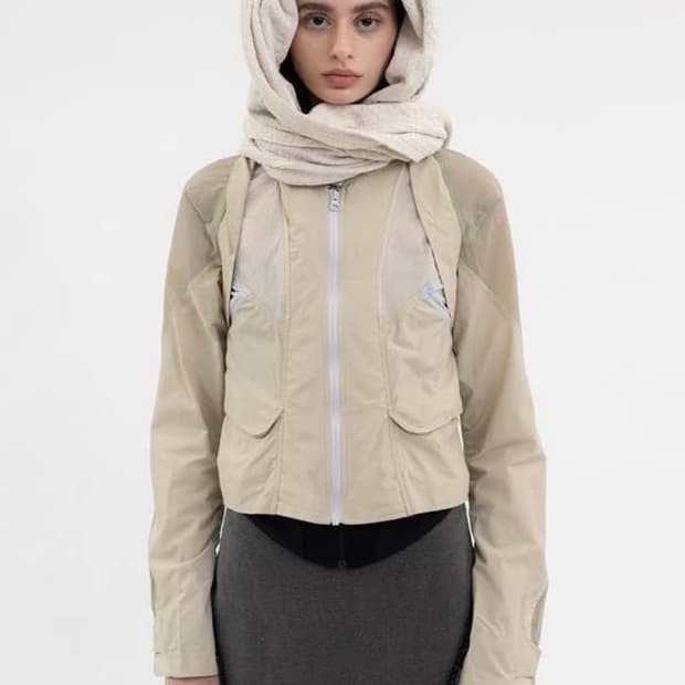 Hyein seo muffler jacket 머플러 자켓