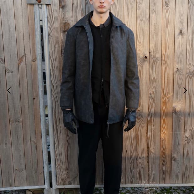 폼리쉬 가죽 아우터