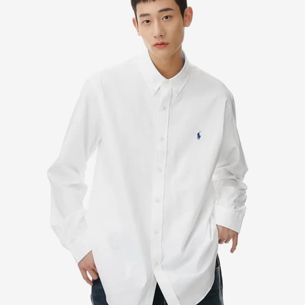 폴로 커스텀핏 포플린 셔츠 XL