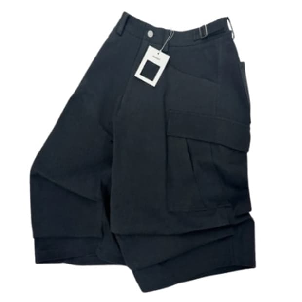 [1] 논노드 사이드 카고 쇼츠 블랙
