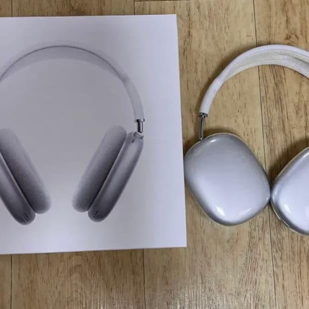 애플 에어팟맥스 실버 1세대 