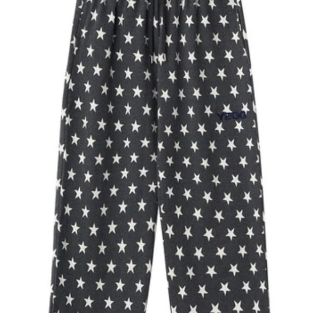 yegg Star Pants Deep Grey
