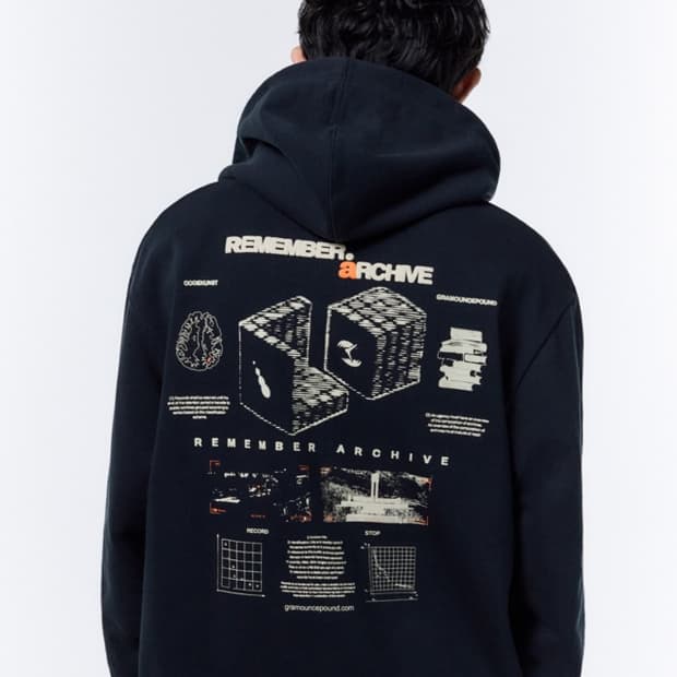 GRAM OUNCE POUND x 코드쿤스트 RA 후드 (s)