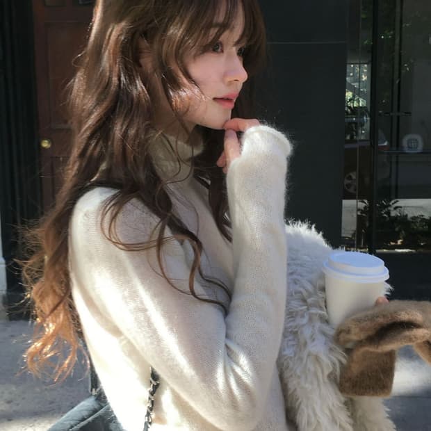 vegetable 베지터블 오브 모헤어 니트 아이보리