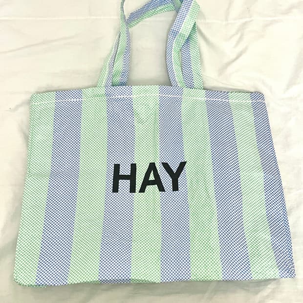 HAY 캔디 스트라이프 토트백 M사이즈