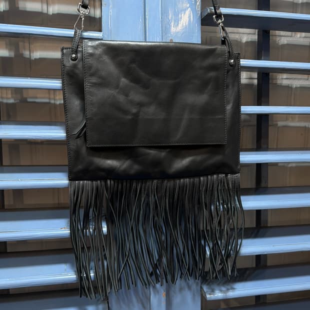 Gianni Chiarini 이태리 프린지 레더백