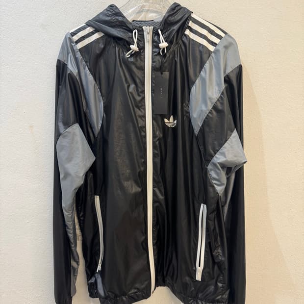 Adidas Black Windbreaker Jacket 