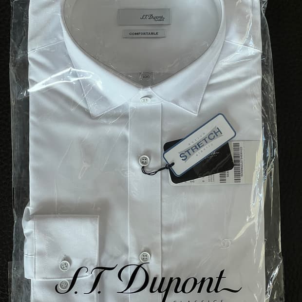 에스티듀퐁/ 클래식 셔츠 화이트, 100사이즈