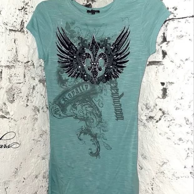 Vintage mint slim T