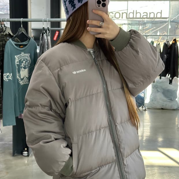 아디다스 90s 올드스쿨 베켄바우어 덕다운 야상패딩