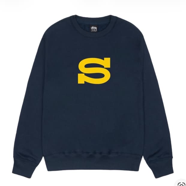 스투시 s로고 레터맨 맨투맨 