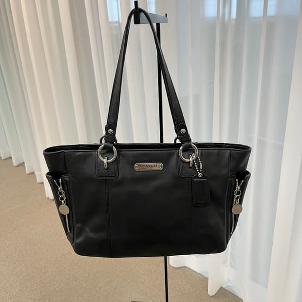 Coach Black Square Shoulder Bag