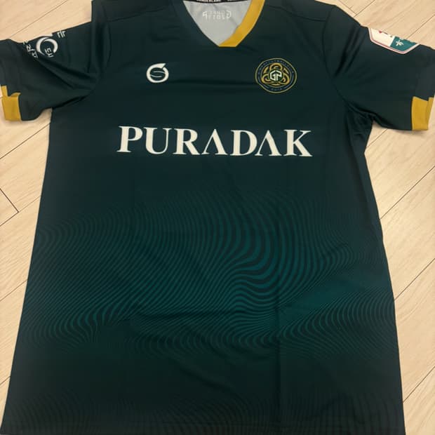 새상품)김포fc 홈 유니폼 윤재운 마킹 100사이즈