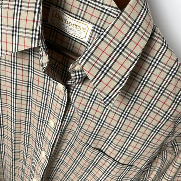 버버리 노바 체크 셔츠 