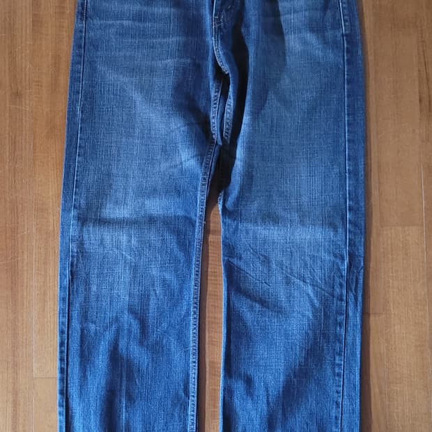 리바이스 569 루즈 스트레이트 중청 데님 32/34