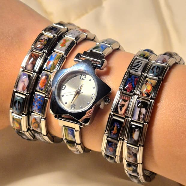 시계 맞춤제작/이탈리안 참 팔찌 italian charm bracelet